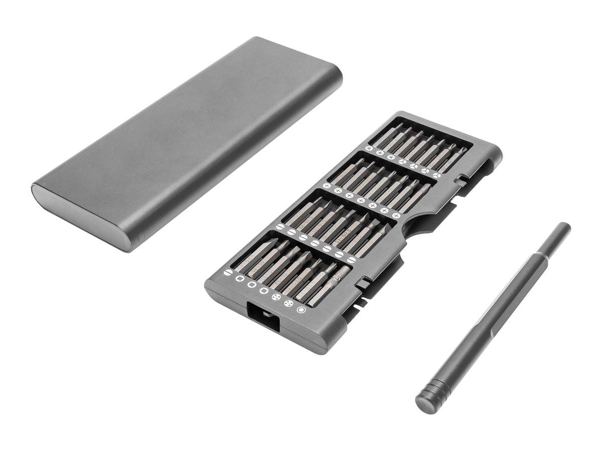 DIGITUS - Feinmechaniker Schraubendreher Set, 57-teilig