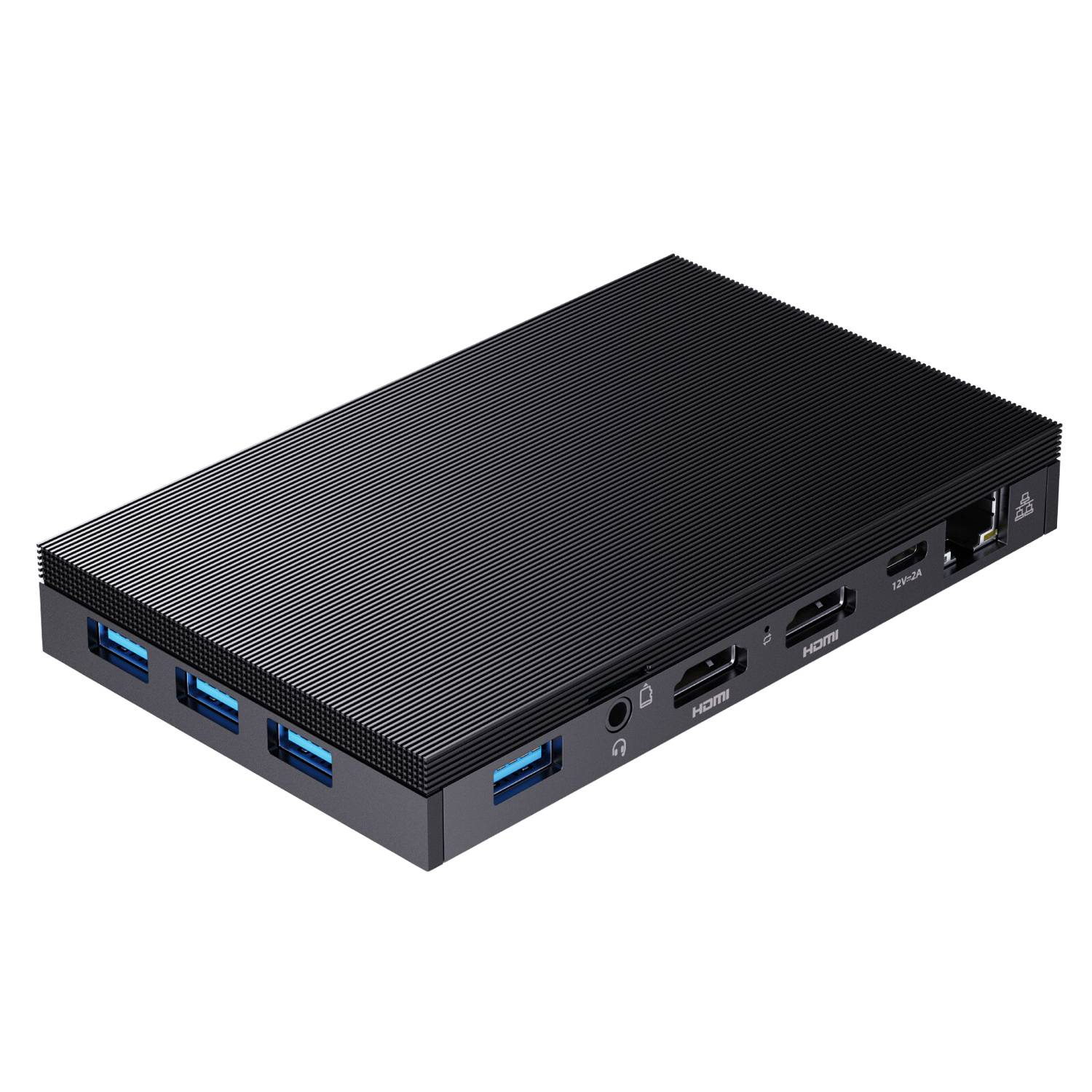 Orbsmart AW-12L Mini-PC Windows 11 Pro 4K Desktop PC/Computer/Rechner lüfterlos/lautlos (Intel J4125, 8GB RAM)