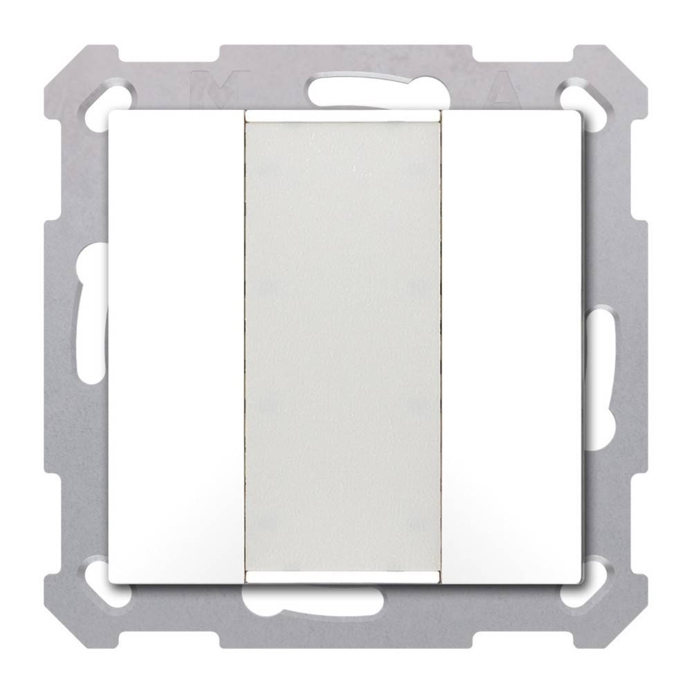 MDT technologies Taster 55 2-fach, Reinweiß BE-TA5502.02
