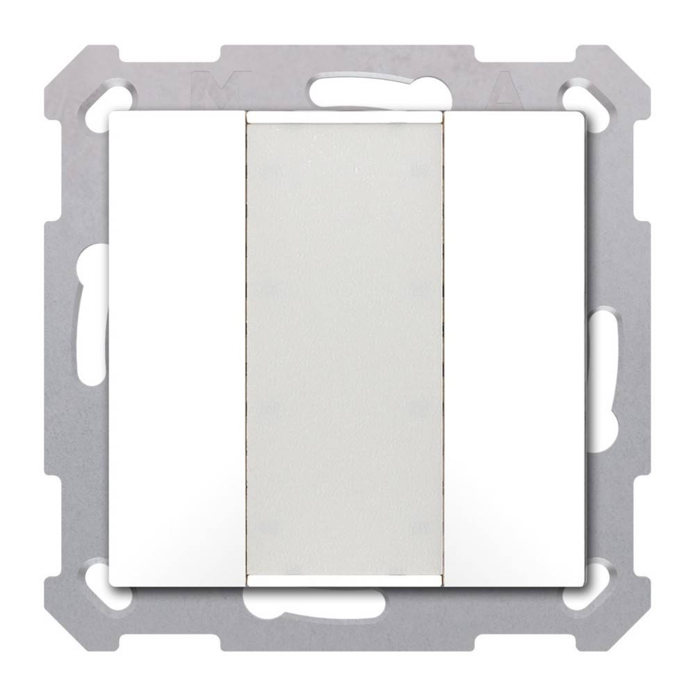 MDT technologies Taster 55 2-fach, Reinweiß BE-TA5502.G2