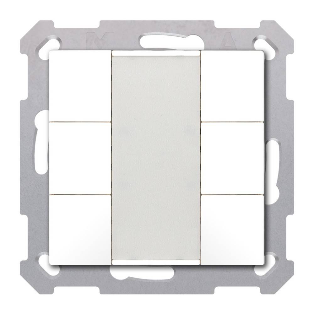 MDT technologies Taster 55 6-fach, Reinweiß BE-TA5506.02