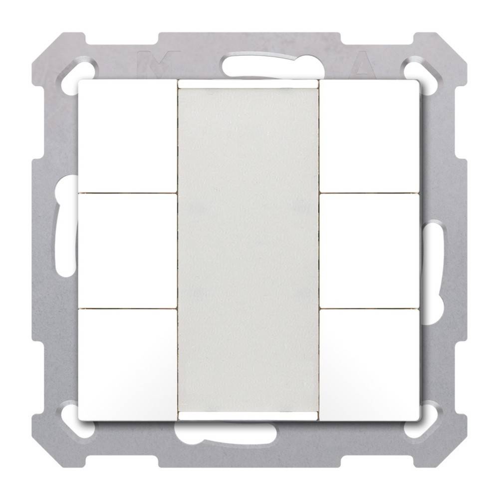 MDT technologies Taster 55 6-fach, Reinweiß BE-TA5506.G2