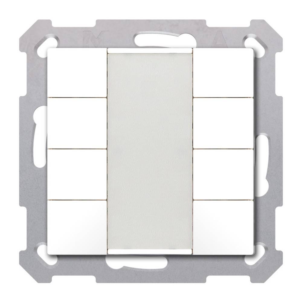 MDT technologies Taster 55 8-fach, Reinweiß BE-TA5508.02