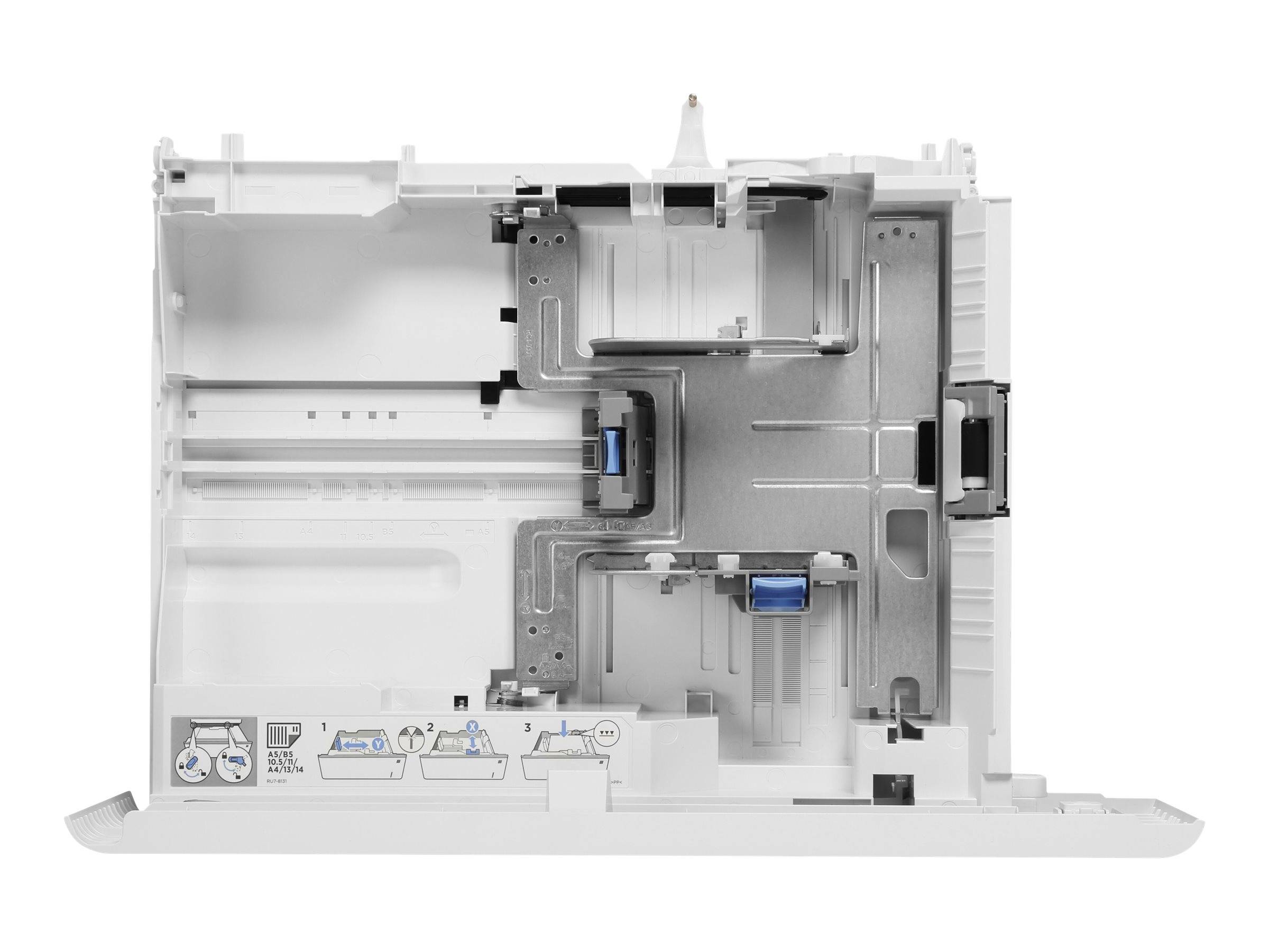HP Medienschacht - 550 Blätter in 1 Schubladen (Trays)