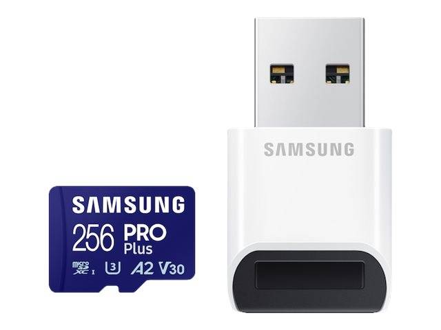 Speicherkarte Samsung PRO Plus micro SDXC 256 GB U3 A2 V30 (MB-MD256SB/WW)