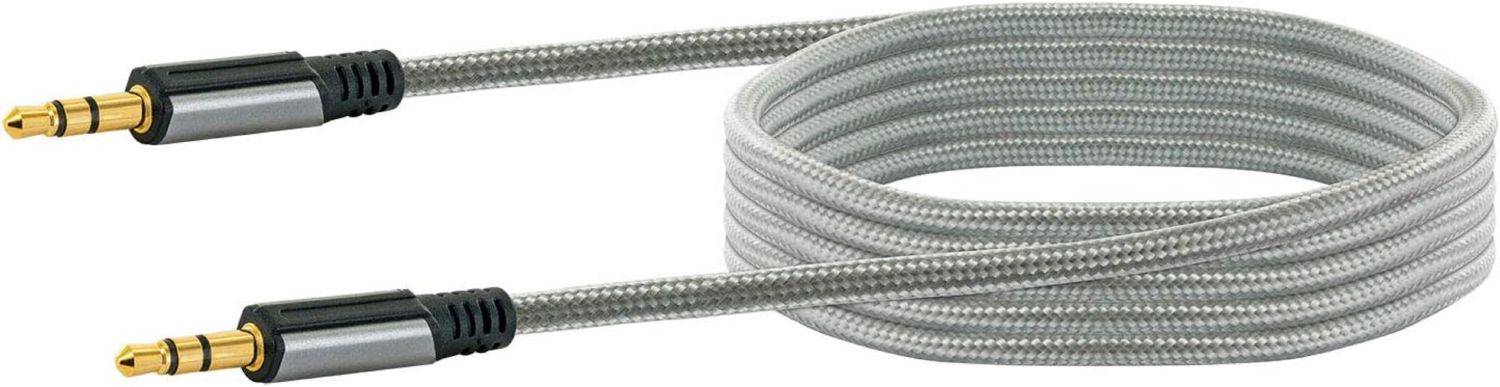 AINSTEIN 3,5 mm Klinke Aux Kabel 2,5m, Klinkenstecker <gt/> Klinkenstecker