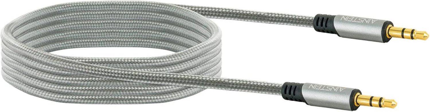 AINSTEIN 3,5 mm Klinke Aux Kabel 2,5m, Klinkenstecker <gt/> Klinkenstecker