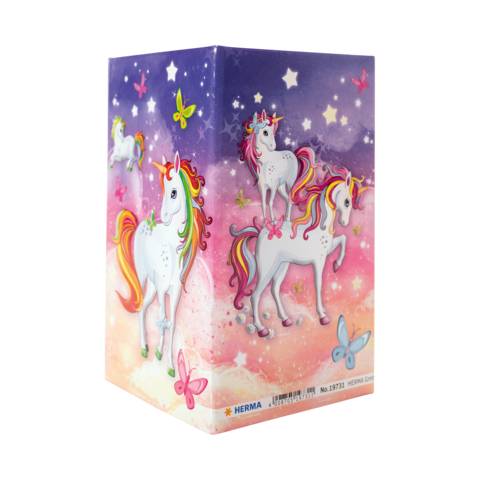 Stifteköcher Karton Einhorn
