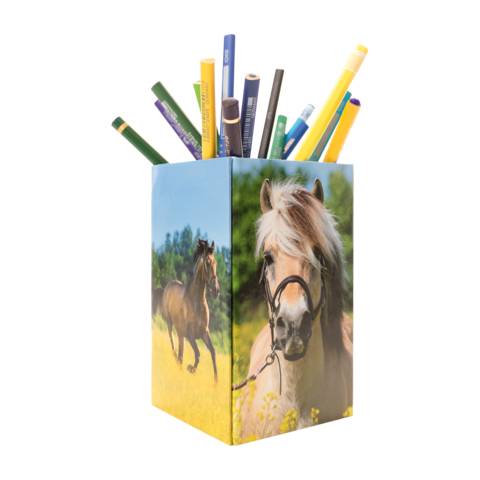 Stifteköcher Karton Pferdewiese