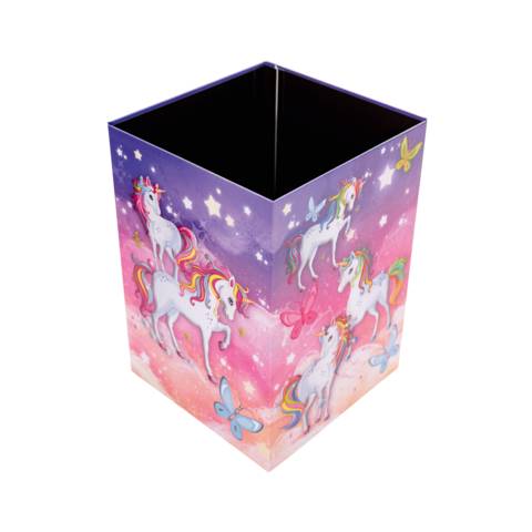 Papierkorb Karton Einhorn