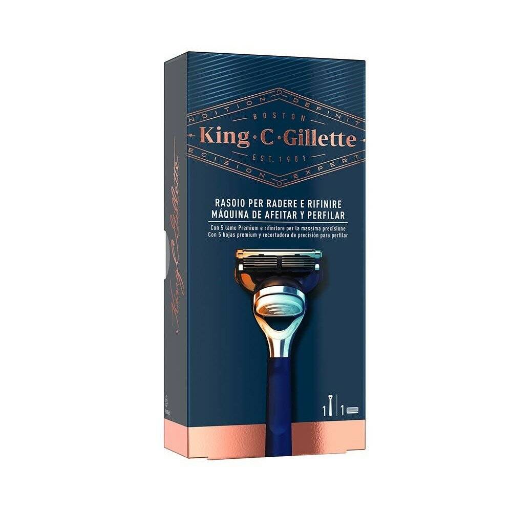 GILLETTE KING shave & edging razor 1 pz