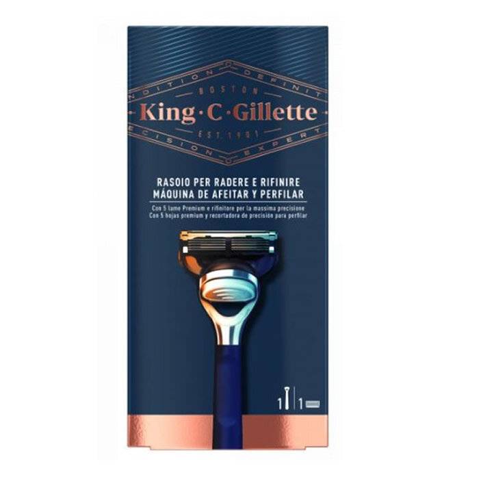 GILLETTE KING shave & edging razor 1 pz