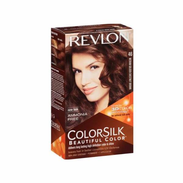 COLORSILK tinte #46-castaño cobrizo dorado