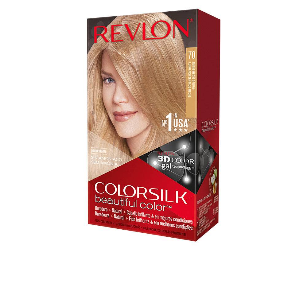 COLORSILK tinte #70-rubio medio ceniza