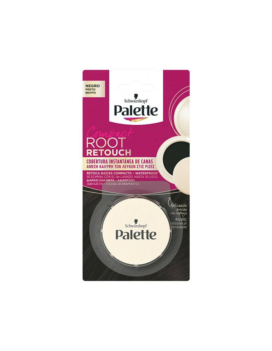 Schwarzkopf Tinte Pelo Palette Retoca Raices Negro