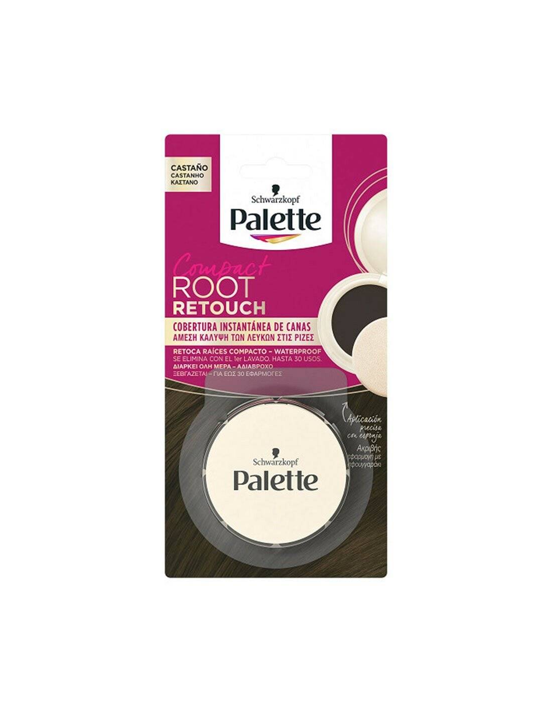 Schwarzkopf Tinte Pelo Palette Retoca Raices Casta?o