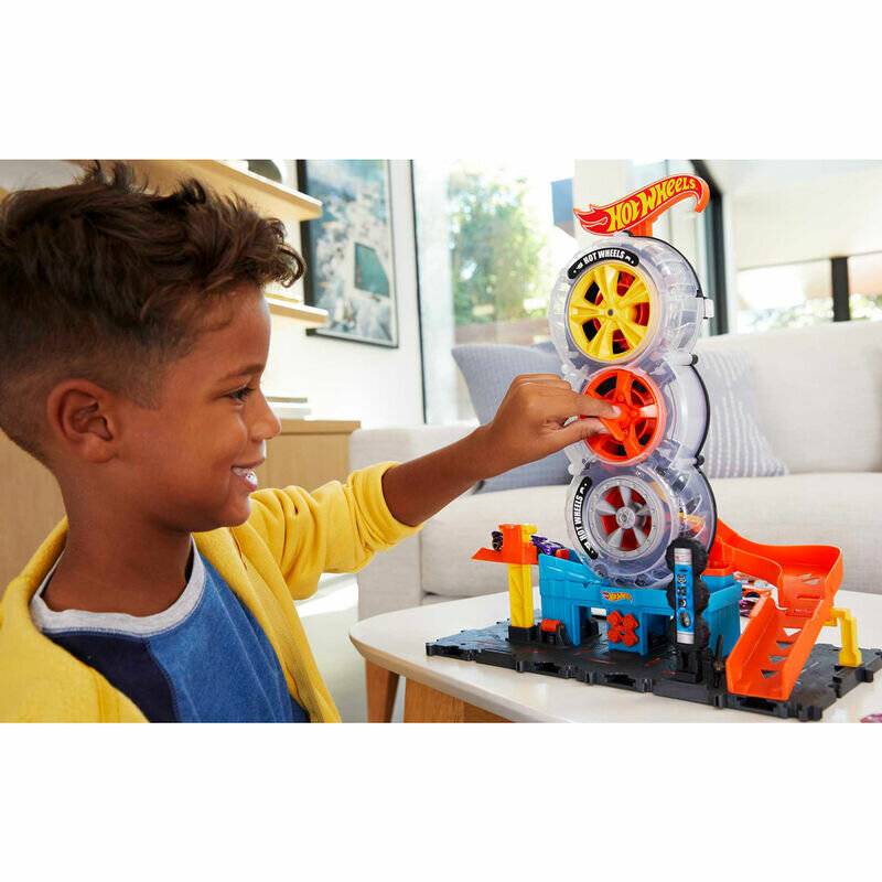 Hot Wheels City Super Tyre Shop