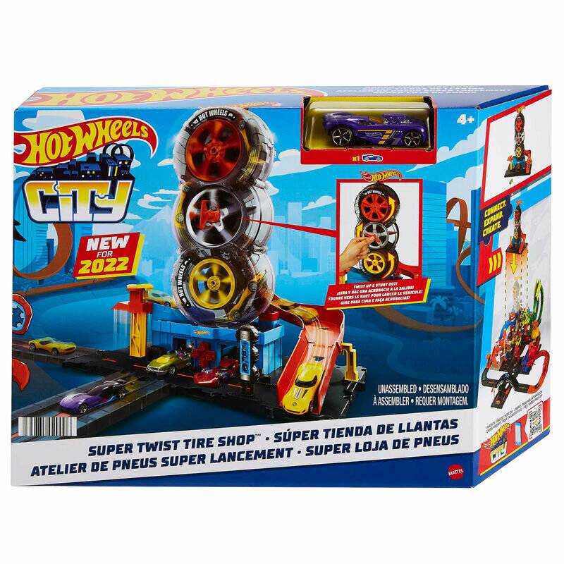 Hot Wheels City Super Tyre Shop