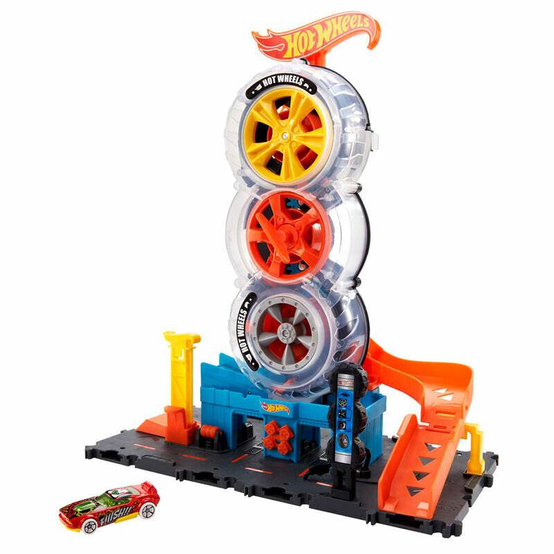Hot Wheels City Super Tyre Shop