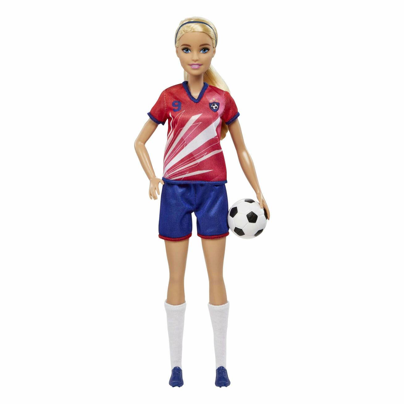 Barbiepuppe Fußballspieler