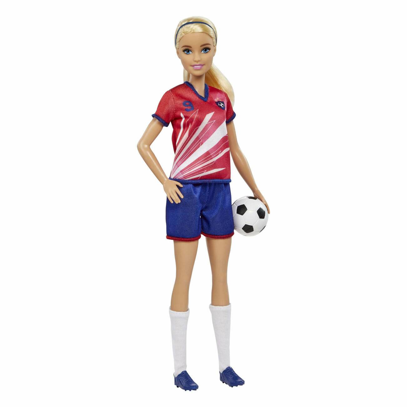 Barbiepuppe Fußballspieler