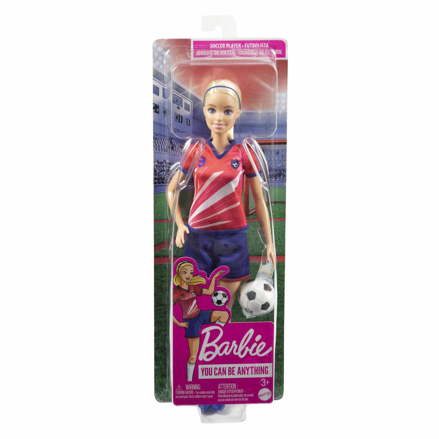 Barbiepuppe Fußballspieler