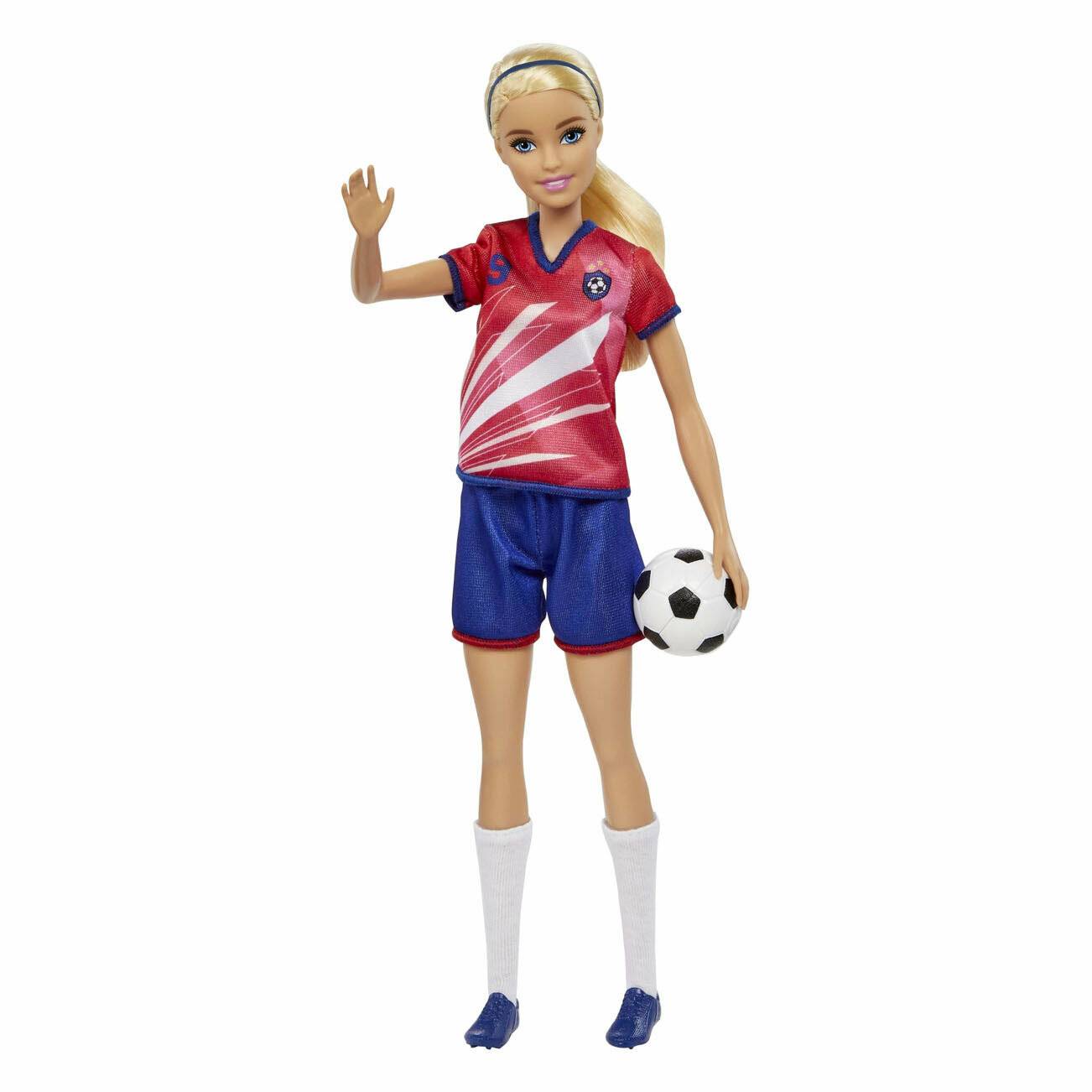 Barbiepuppe Fußballspieler
