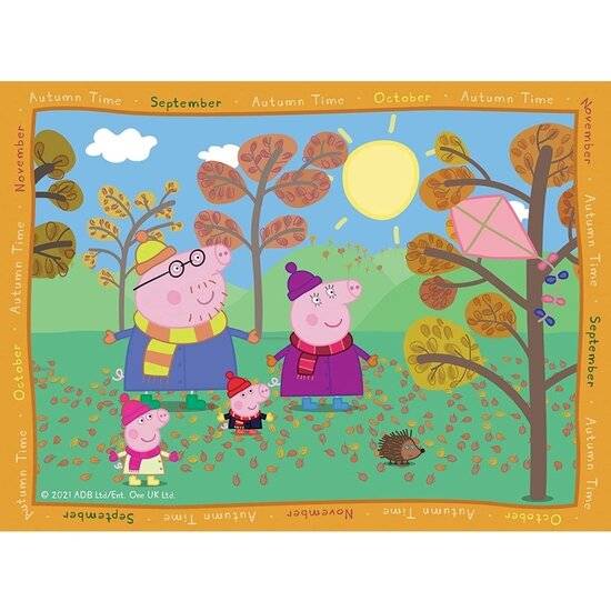 Peppa Pig Jahreszeiten-Puzzle, 4in1