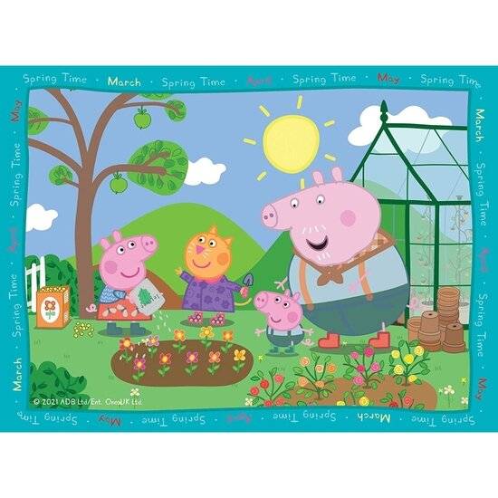 Peppa Pig Jahreszeiten-Puzzle, 4in1