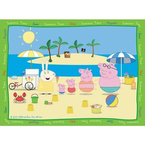 Peppa Pig Jahreszeiten-Puzzle, 4in1