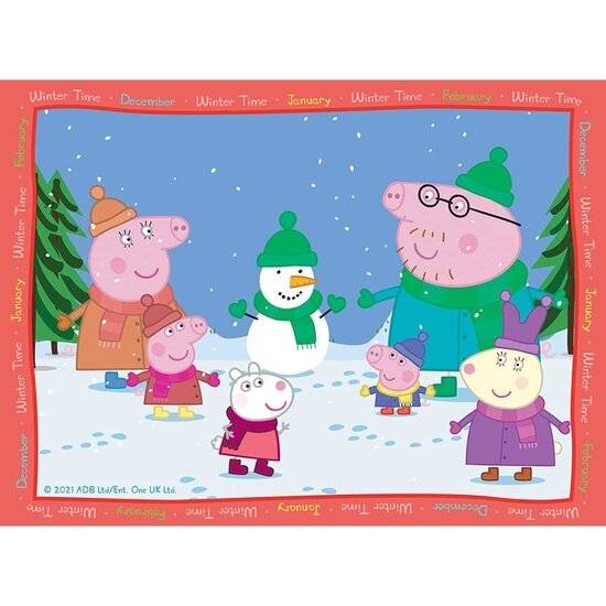 Peppa Pig Jahreszeiten-Puzzle, 4in1