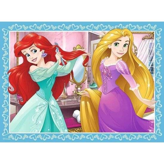 Disney Prinzessin Puzzle, 4in1
