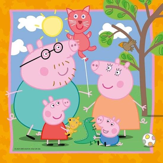 Familie und Freunde von Peppa Pig Jigsaw Puzzle, 3x49tlg.