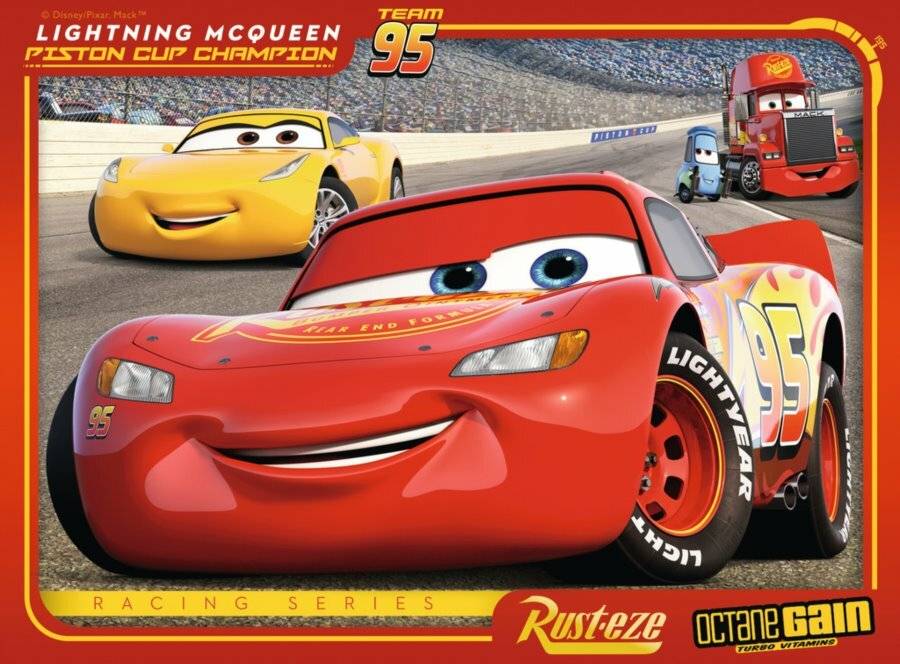 Disney Cars 3 Puzzle, 4in1
