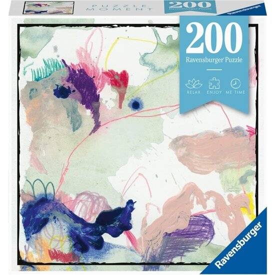 RAVENSBURGER Puzzle Moment: farbenfrohes Plätschern 200 Teile