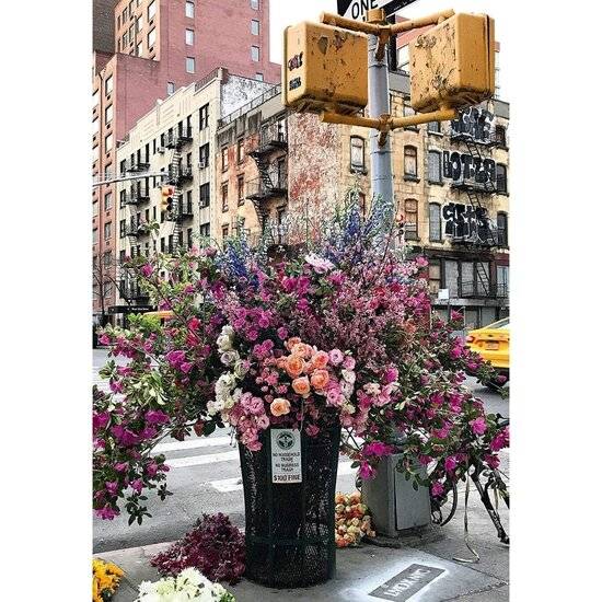RAVENSBURGER Puzzle Moment: Blumen in New York 300 Teile