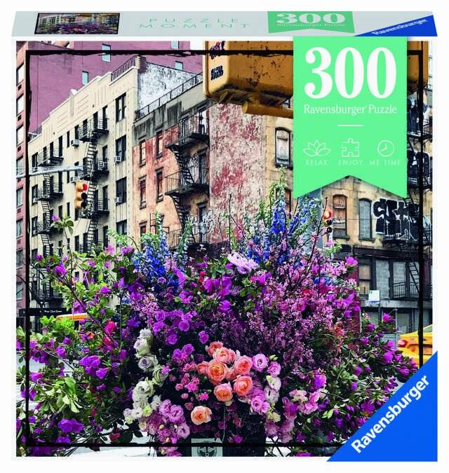 RAVENSBURGER Puzzle Moment: Blumen in New York 300 Teile