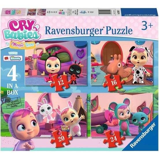 RAVENSBURGER Puzzle Cry Babies: Magische Tränen 4in1 (12,16,20,24 Teile)