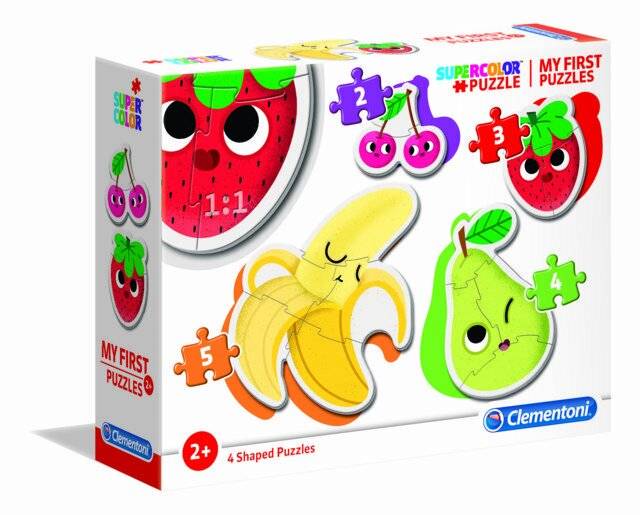 CLEMENTONI Mein erstes Obst-Puzzle 4in1 (2,3,4,5 Teile)