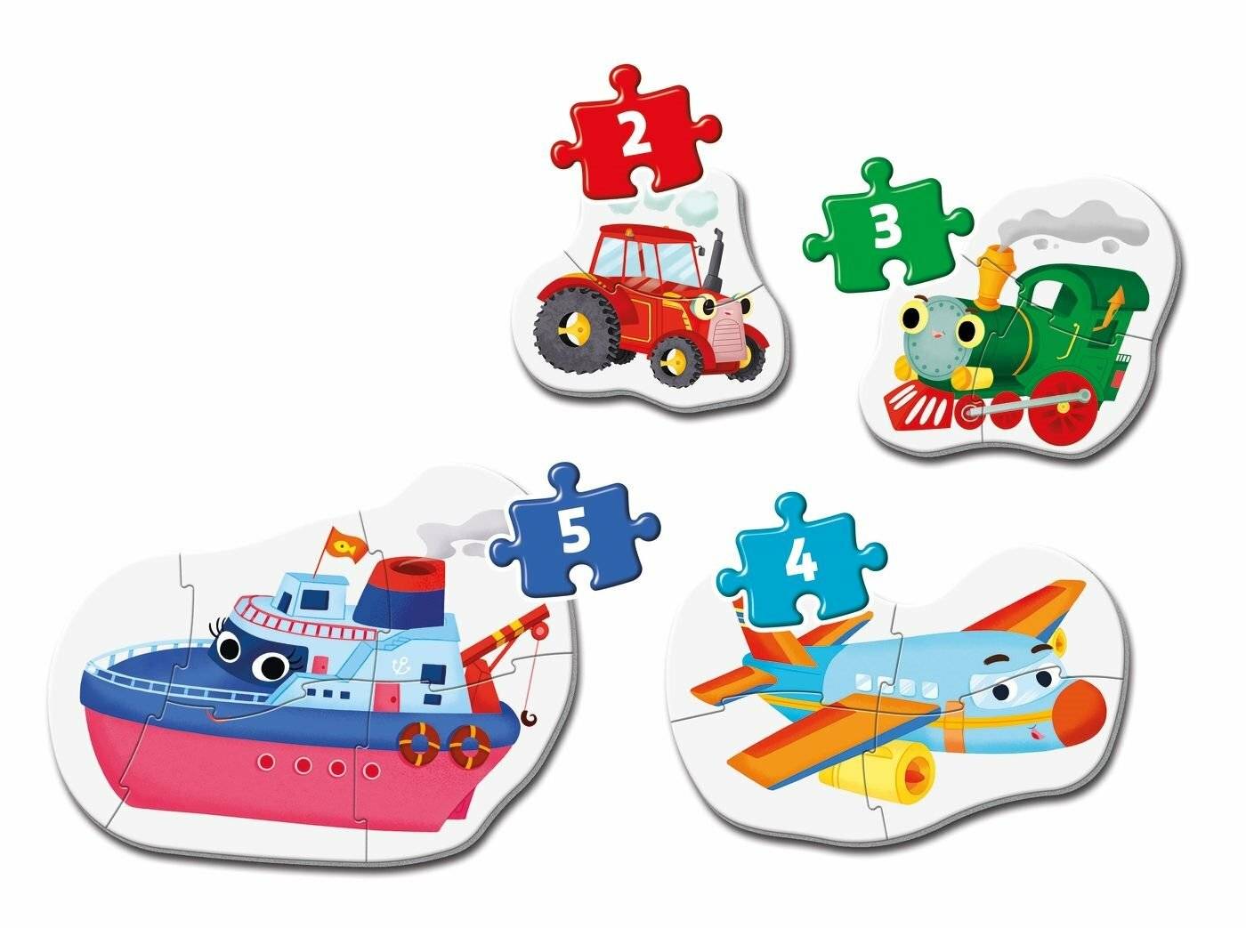 CLEMENTONI Mein erstes Obst-Puzzle 4in1 (2,3,4,5 Teile)