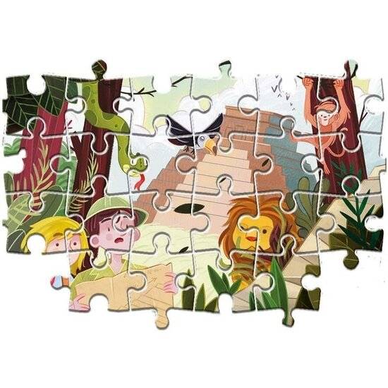 CLEMENTONI Puzzle Abenteuer 2x20 Teile