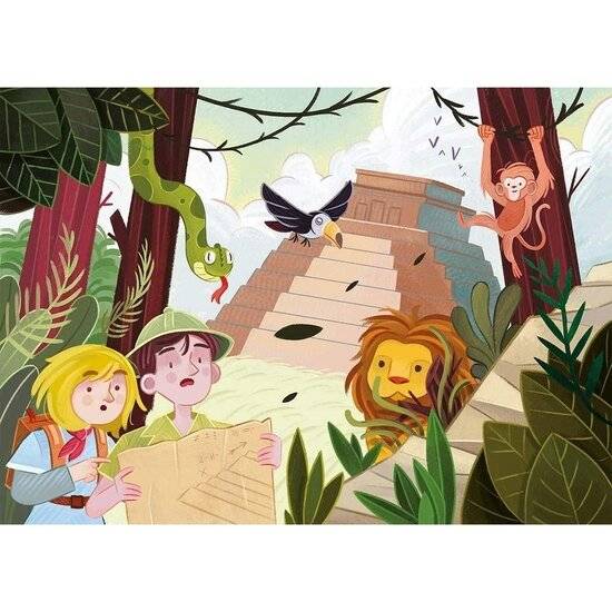 CLEMENTONI Puzzle Abenteuer 2x20 Teile