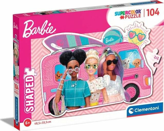 CLEMENTONI Barbie Konturenpuzzle 104 Teile