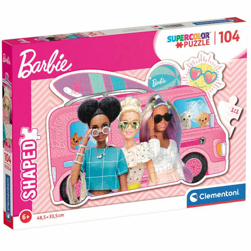 CLEMENTONI Barbie Konturenpuzzle 104 Teile