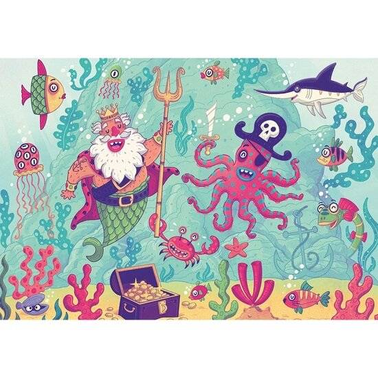 RAVENSBURGER Puzzle&Play: Piratenabenteuer 2x24 Teile