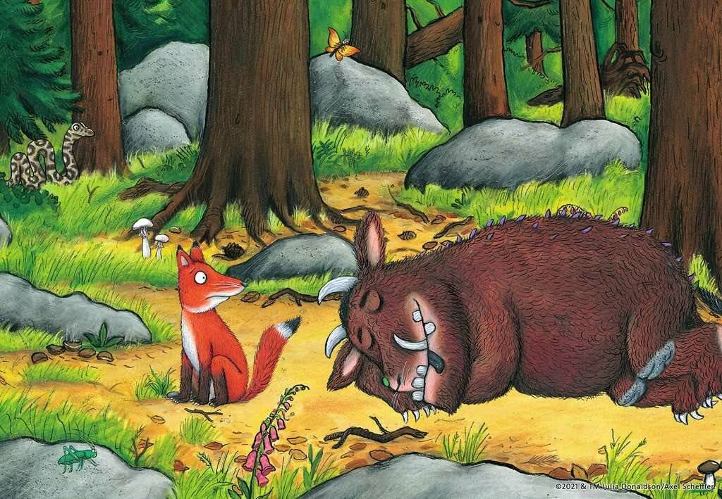 2 12-teilige Puzzles - Gruffalo