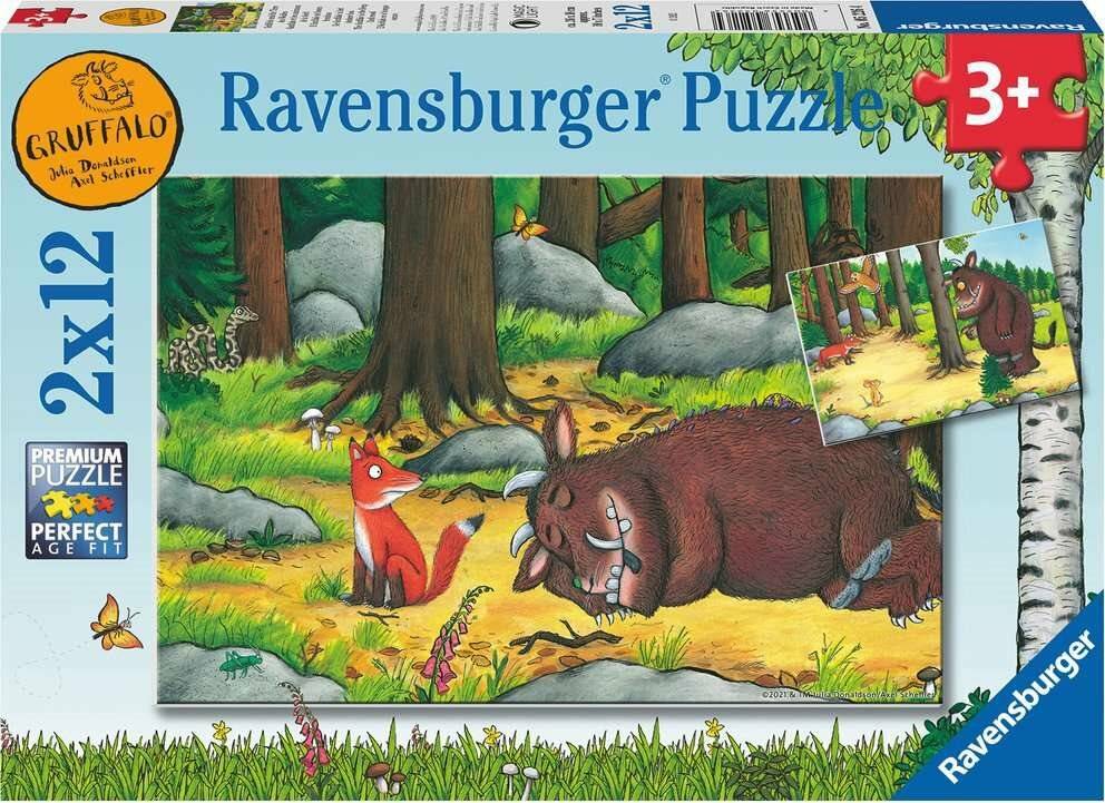 2 12-teilige Puzzles - Gruffalo