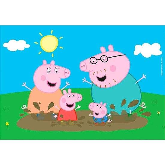 CLEMENTONI Pepin Schwein Puzzle 2x20 Teile