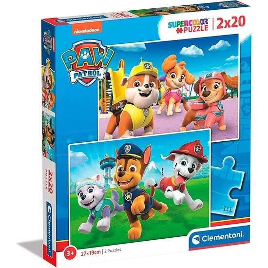 CLEMENTONI Puzzle Paw Patrol 2x20 Teile