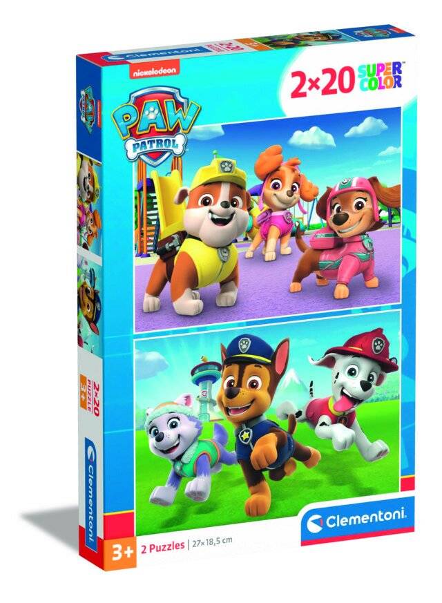 CLEMENTONI Puzzle Paw Patrol 2x20 Teile